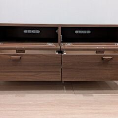 テレビ台　ブラウン木目調の画像
