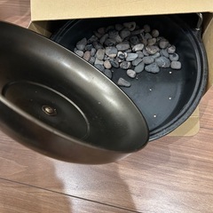 ホーロー　焼きいも器の画像