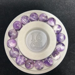 【初期作成超特価】アメジスト12mmブレスレット☪️16cmの画像