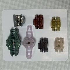 ヘアクリップ 7個の画像