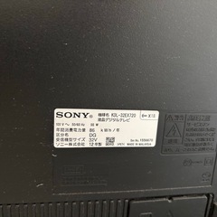 ★決定済み　SONY テレビ32Vの画像
