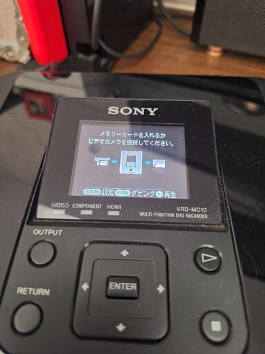 未使用級 SONY DVDライター VRD-MC10 リモコン 未使用級 SONY DVDライター VRD-MC10 リモコン