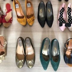 【まとめ売り】レディースシューズ約21足セット！YSL、ランバン等ブランド靴も！パンプス、ブーツ、サンダル色々の画像