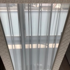 ✨美品✨おしゃれな彫刻アンティーク調スタンドミラー（ホワイト）の画像