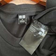 UNIQLO＊クルーネックTシャツ黒の画像