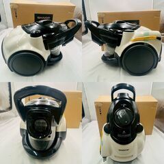 【❗️✨動作品✨❗️】SHARP サイクロン掃除機 EC-CT12-C✨2013年製／アタッチメント完備／箱付き・即使用OK！の画像