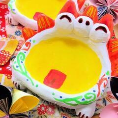 🌿🌺ハンドメイド・小物入れシーサー🌺🌿の画像