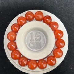 レッドアゲート12mmブレスレット☪️15.5cmの画像