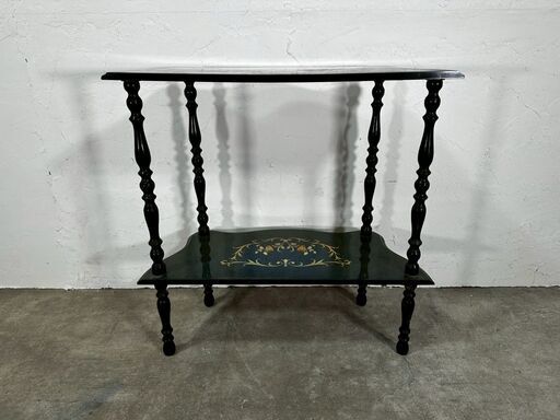 GMIS203○イタリア製 サイドテーブル 花台 飾り棚 回転テーブル付き コン GMIS203○イタリア製 サイドテーブル 花台 飾り棚 回転テーブル付き コン