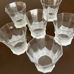 90‘sアンテーク　グラス6個セットの画像