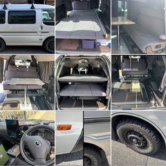 簡易キャンピング、車中泊仕様、シートアレンジ色々可、車検7年11月まで、 4ナンバー1年車検で安い※前回車検費用23400円の画像