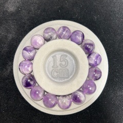 アメジスト12mmブレスレット☪️15cmの画像