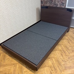 美品　セミダブル　ベットセット
の画像