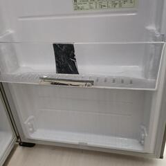 【ドリーム尾浜店】2ドア冷蔵庫　225L　2019年製　SJ-D23D-S　SHARP　SV　※下段一ヶ所ポケット無し　高さ(H)156×幅 (W)54.5×奥行(D)62.5(cm)の画像