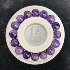 アメジスト12mmブレスレット☪️16cmの画像