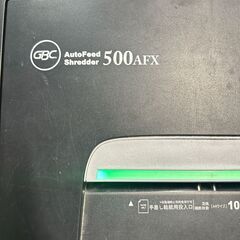 GBC ジービーシー オートフィードシュレッダー　 autofeed shredder 500AFXーGBC ジービーシー オートフィードシュレッダ autofeed shredder 500AFXの画像