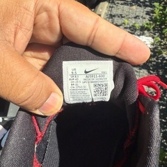 【NIKE】ナイキ トレーニングシューズ AJ5911-600（レッド×ブラック）27.5cmの画像