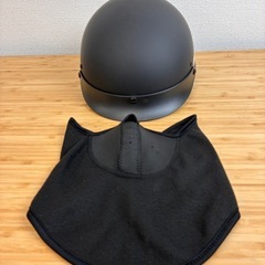 【引取大歓迎】バイク用ヘルメット　フェイスカバー付きの画像