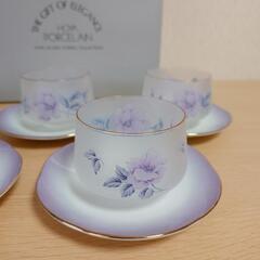HOYA GLASS 冷茶グラス 冷茶 グラス 5客セット 未使用品に近いの画像