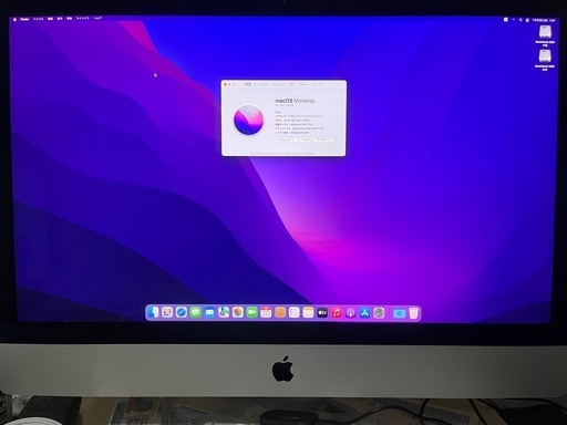 Apple iMac 27inch, Late 2015 メモリ32GB intel i7 SSD1TB HDD2TB