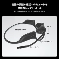 Nuroum OpenEar Pro2 オープンイヤー イヤホン ワイヤレスの画像