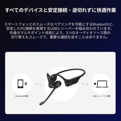 Nuroum OpenEar Pro2 オープンイヤー イヤホン ワイヤレスの画像