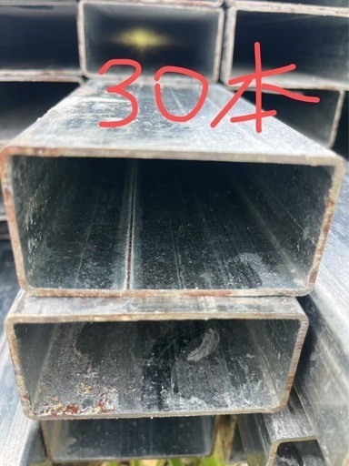 《話し中》 
未使用 角形鋼管柱  大波トタン