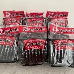 しじみのり　未開封　6袋セット　8袋詰(8切6枚)