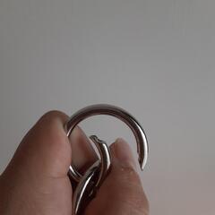 ポニーリング　ハート形　ハンドメイド　エクステの画像