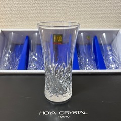 　未使用品　HOYA CRYSTALグラス5個セットの画像