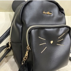 ミニ　リュック　黒の画像