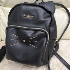 ミニ　リュック　黒の画像