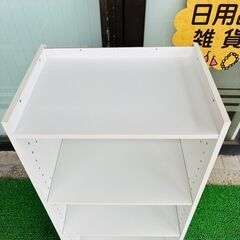 カラーボックス 3段 ホワイトの画像