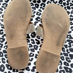 美品　アダムエロペ　ビジューサンダルの画像