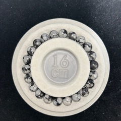 スノーフレーク8mmブレスレット☪️16cmの画像