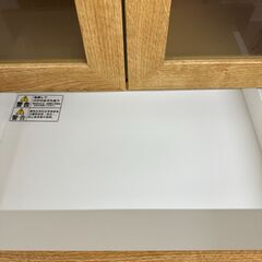 【ジャングルジャングル滋賀草津店】食器棚　ニトリ　ナチュラル　　J-250774　の画像