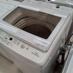 リユースのサカイ栃木店★ジモティ割あり★ AQUA 洗濯機 AQW-GV70H 7.0kg 19年製 動作確認／クリーニング済み TC9814の画像