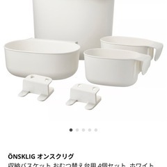 【受け渡し相手決定済み】IKEA おむつ替え台セットの画像