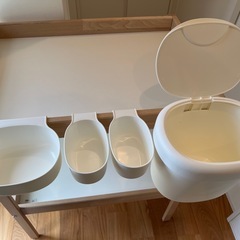 【受け渡し相手決定済み】IKEA おむつ替え台セットの画像