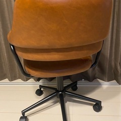 ブラウン　合皮ダイニングチェア
の画像