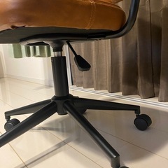 ブラウン　合皮ダイニングチェア
の画像