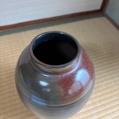 （決まりました）花瓶・茶色&黒緑の画像