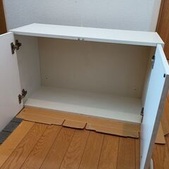 【取りに来れる方限定】ウォールキャビネット（洗面台上棚）750mm／札幌市白石区の画像