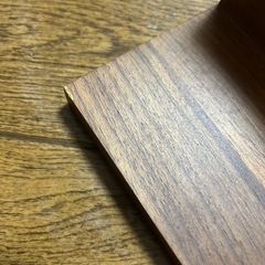 無印良品　壁に付けられる家具トレー・ウォールナット材突板 ４４ｃｍの画像