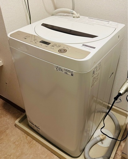 SHARP 6.0kg洗濯機 ES-GE6D 2020年製　中古　引取　福岡 2025年最新】es-ge6dの人気アイテム - メルカリ