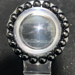 ブラックオニキス10mmブレスレット☪️16cmの画像