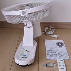 壁掛け扇風機 テクノス TEKNOS  IR-WF32R 美品の画像