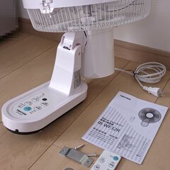 壁掛け扇風機 テクノス TEKNOS  IR-WF32R 美品の画像