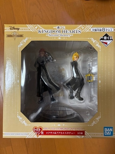 KINGDOM HEARTSラストワン賞ロクサス＆アクセルスタチュー フィギュア 一番くじ KINGDOM HEARTS～Second Memory～ ラストワン賞