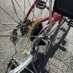 子供乗せ自転車　ママチャリ　六段変速ありの画像